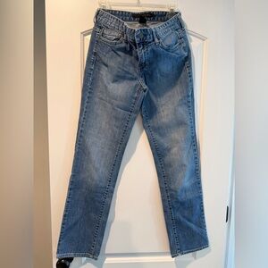 Calvin Klein Jeans Straight-Leg Faded Blue Skinny Jeans